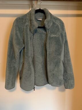 Light Blue Columbia Fleece Jacket Size Large